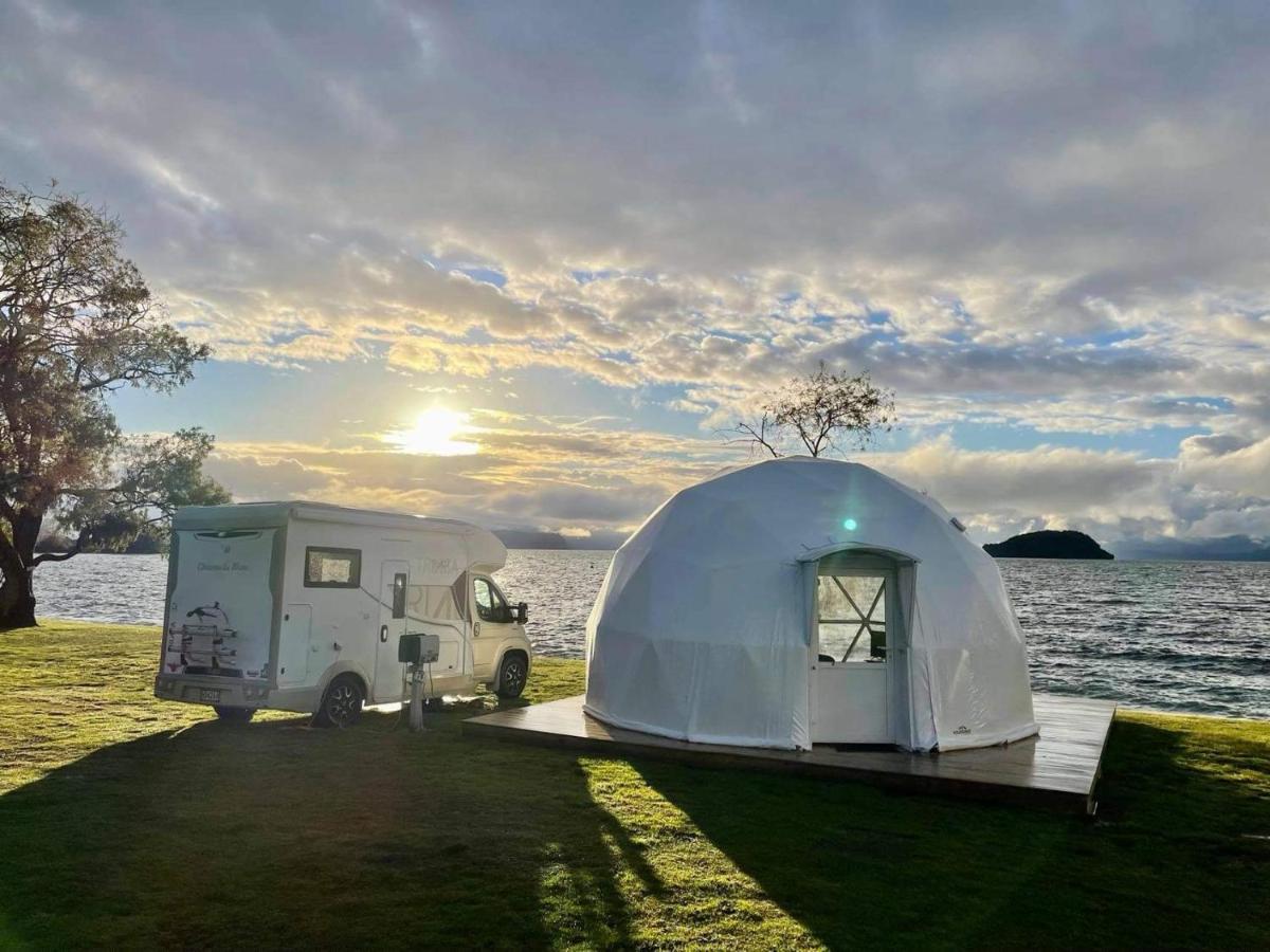 Motutere Bay Top 10 Holiday Park Turangi Extérieur photo